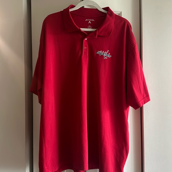 Gently worn. Men’s XXL Antigua polo shirt. Washington Captials. - Picture 1 of 4